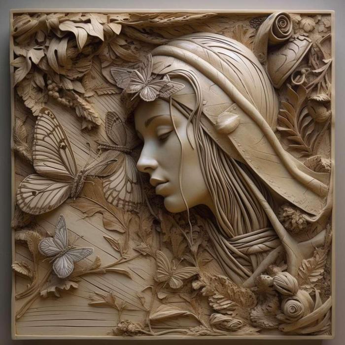 نموذج ثلاثي الأبعاد لآلة CNC 3D Art 